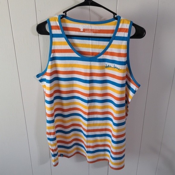 Dutch Bros Other - Dutch Bros Multi Color Striped Tank